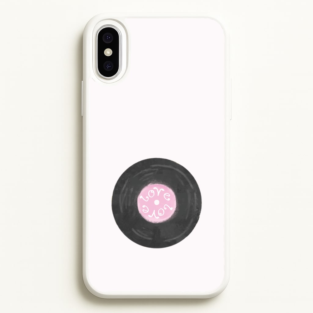 Love Vinyl iPhone XS Max Case