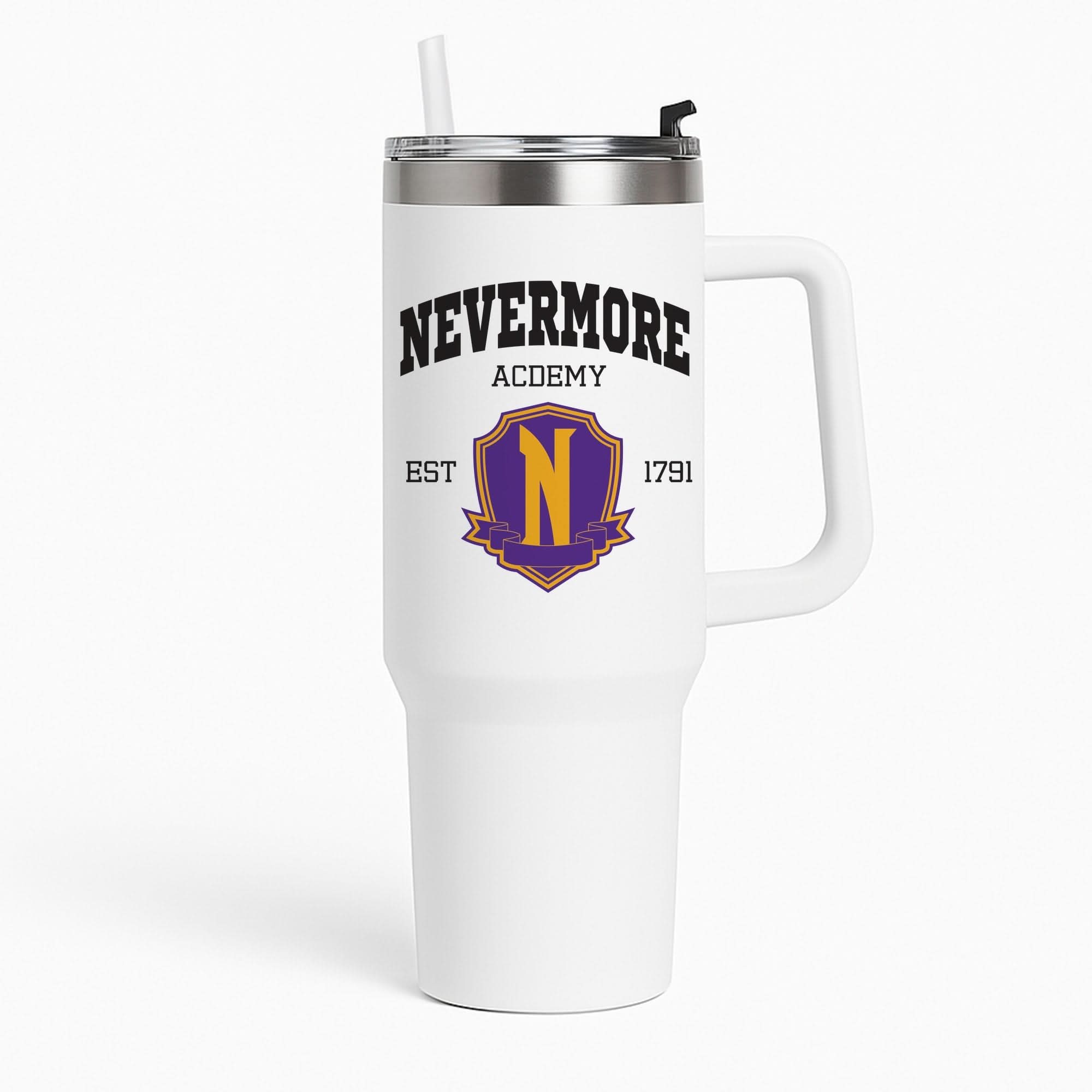 Addams Academy Purple Tumbler