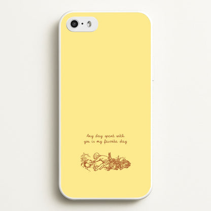 Any Day Spent With You iPhone 5 / 5s / SE 2016 Case