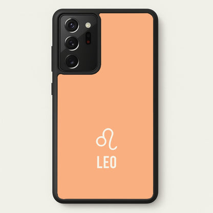Leo Pastel Zodiac Galaxy Note 20 Ultra Case