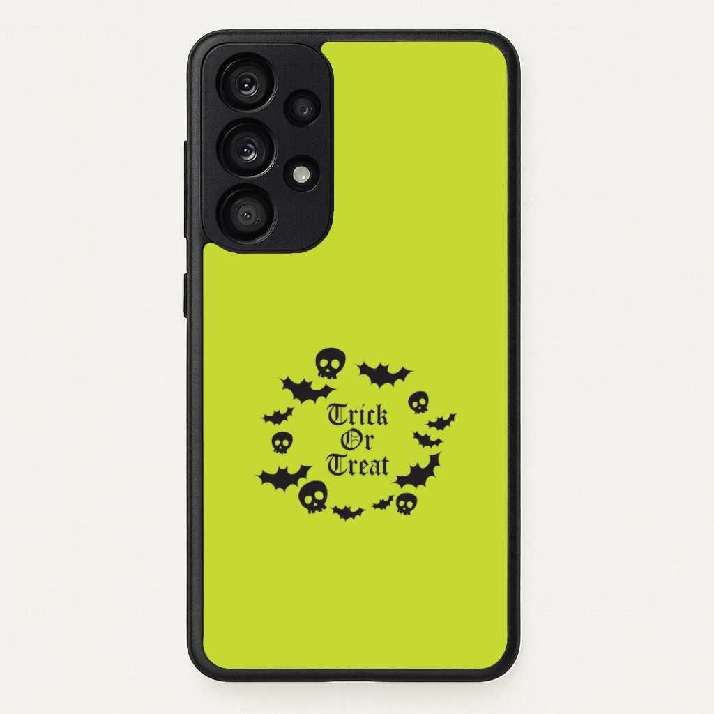 Trick Or Treat Wreath Galaxy A53 Case