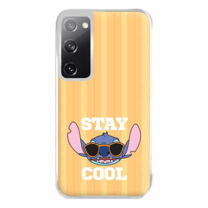 Stay Cool Blue Alien Galaxy S20 Case