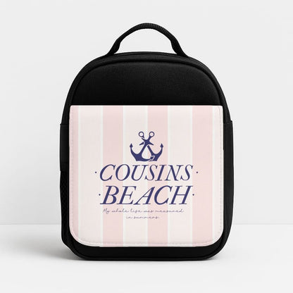 Stripes Cousin Beach Insulated Lunch Bag