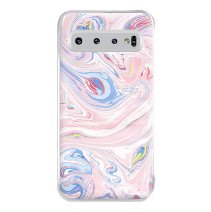 Pink Marble Swirl Phone Case