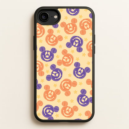 Pumkin Mouse And Stars Pattern iPhone 6 / 7 / 8 / SE Case