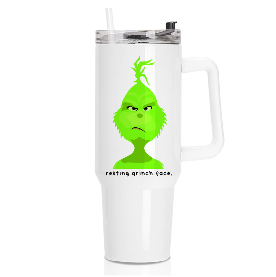 Resting Grinch Face - Grinch Tumbler