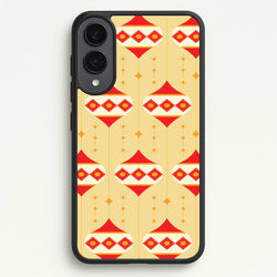 Abstract Christmas Baubles Pattern Galaxy S25 Edge Case