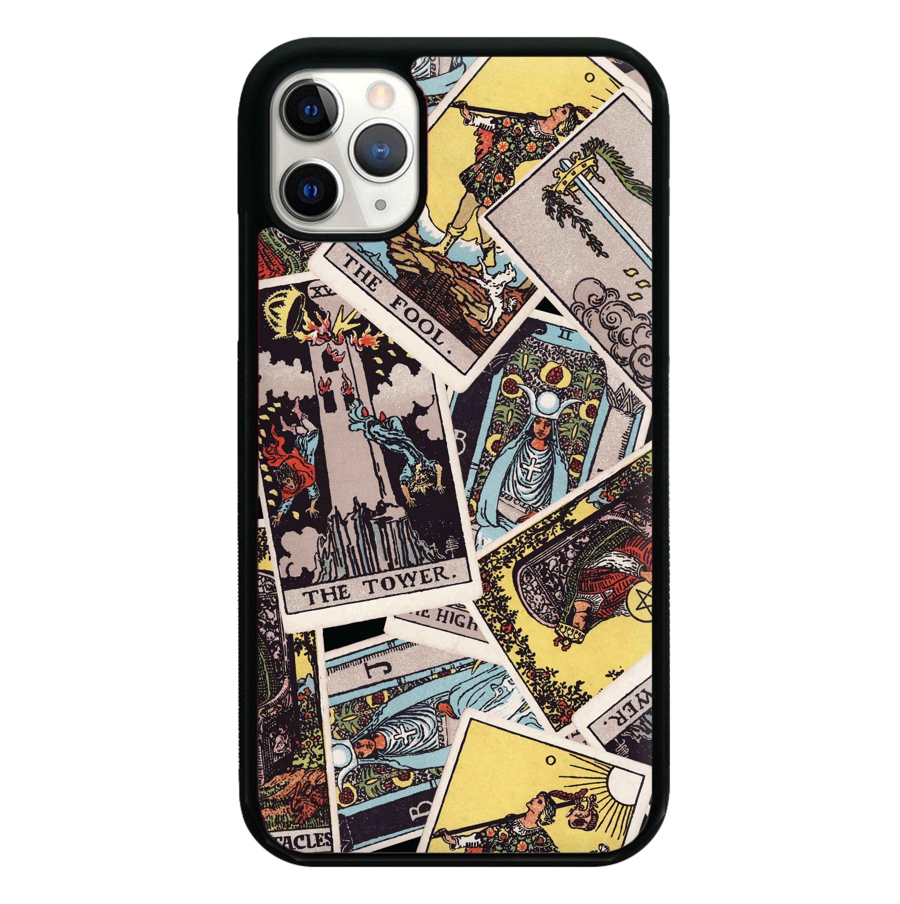Tarot Cards Collage Pattern Phone Case
