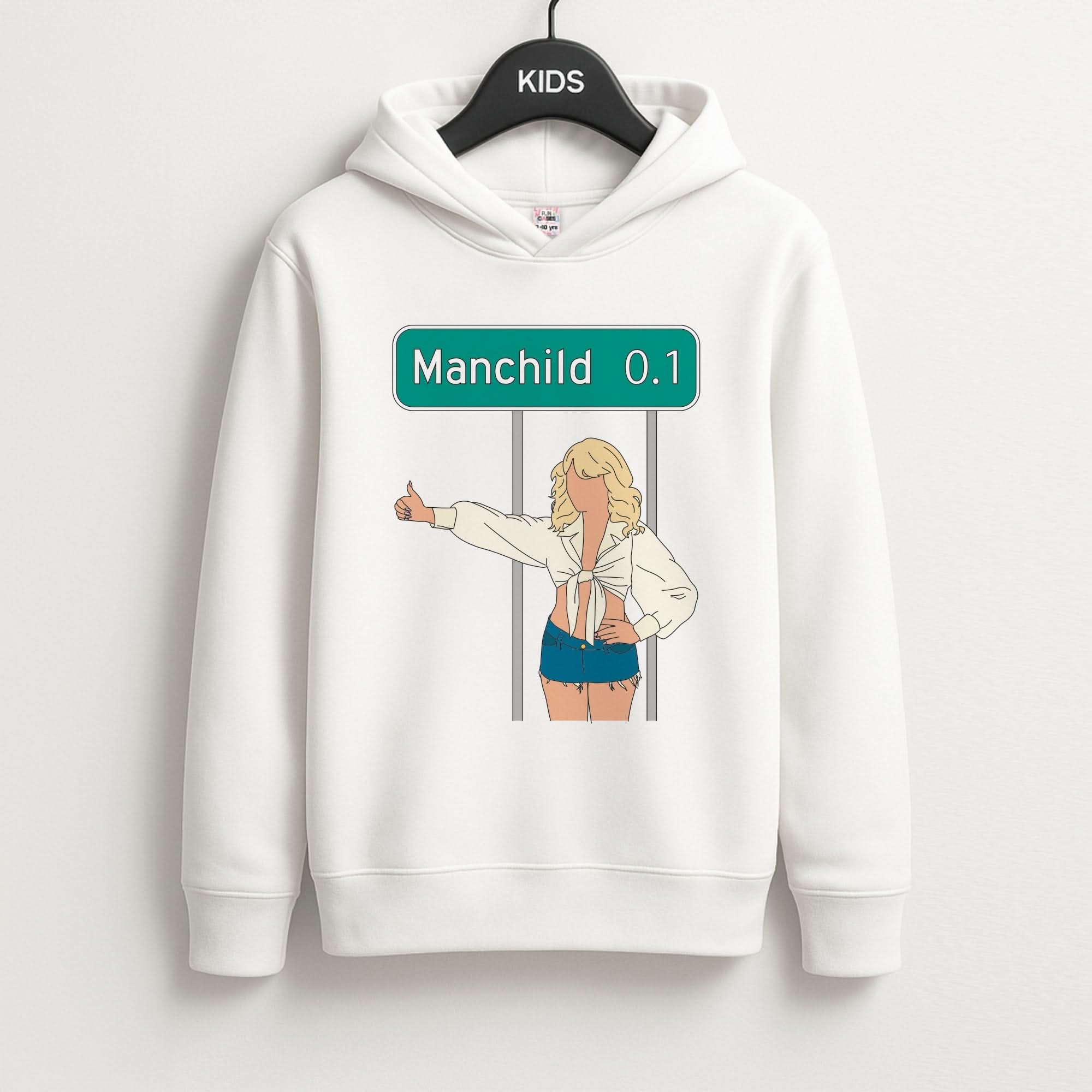 Man Child Miles Kids Hoodie