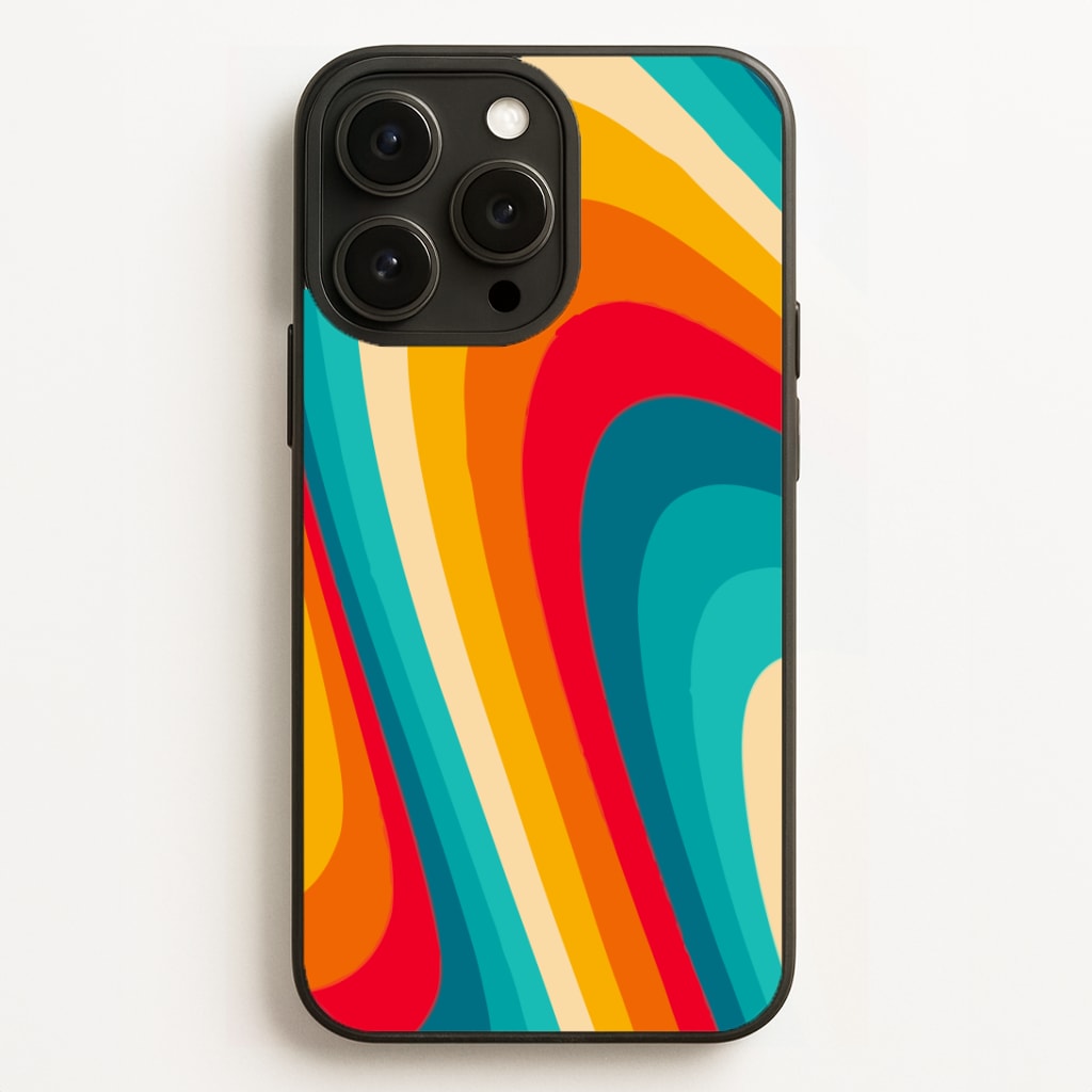 Rainbow Abstract Pattern Phone Case for iPhone, Samsung Galaxy and Google Pixel