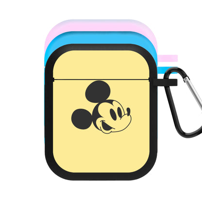 Yellow Mickey AirPods Case