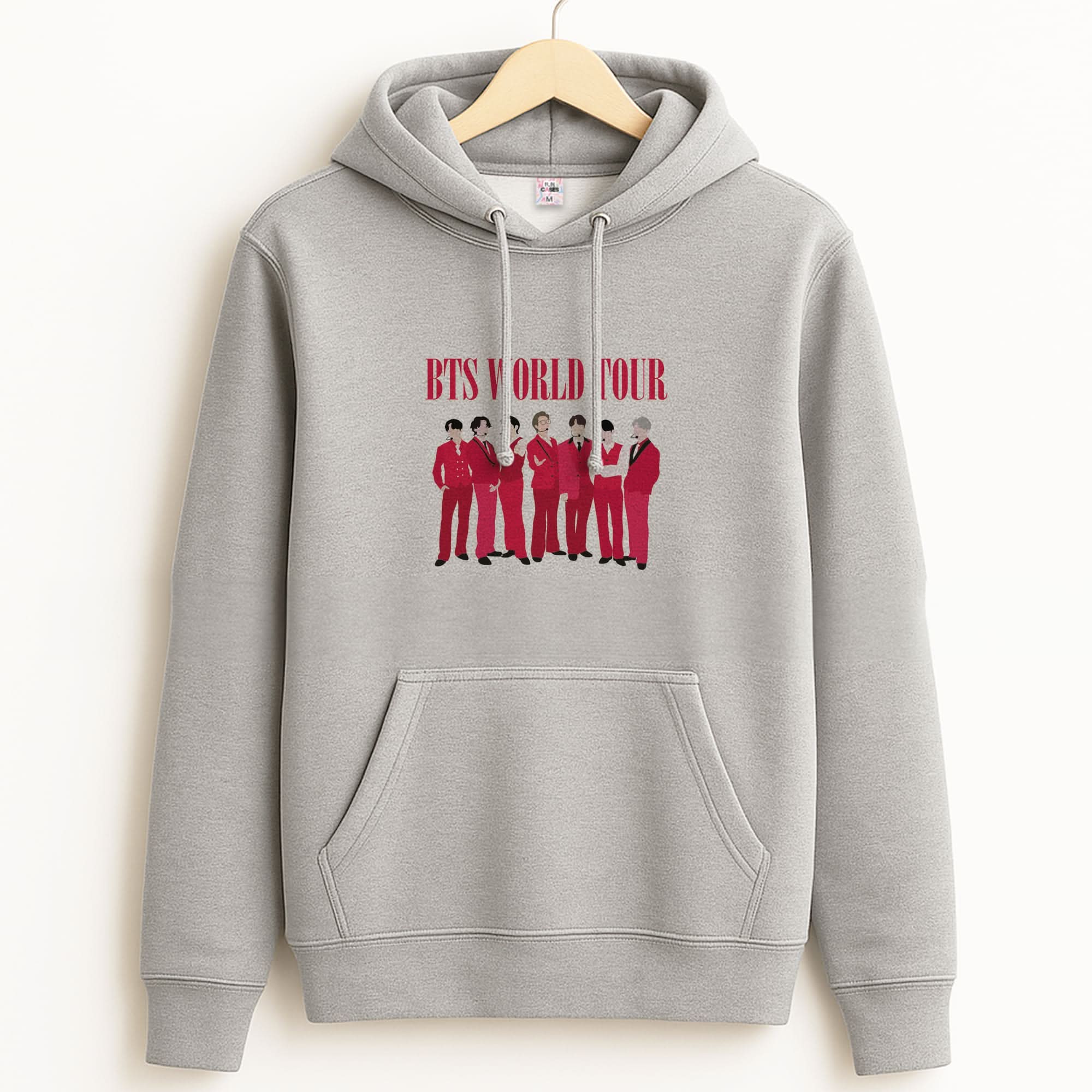 K-Pop Band World Tour 2026 Unisex Grey Hoodie