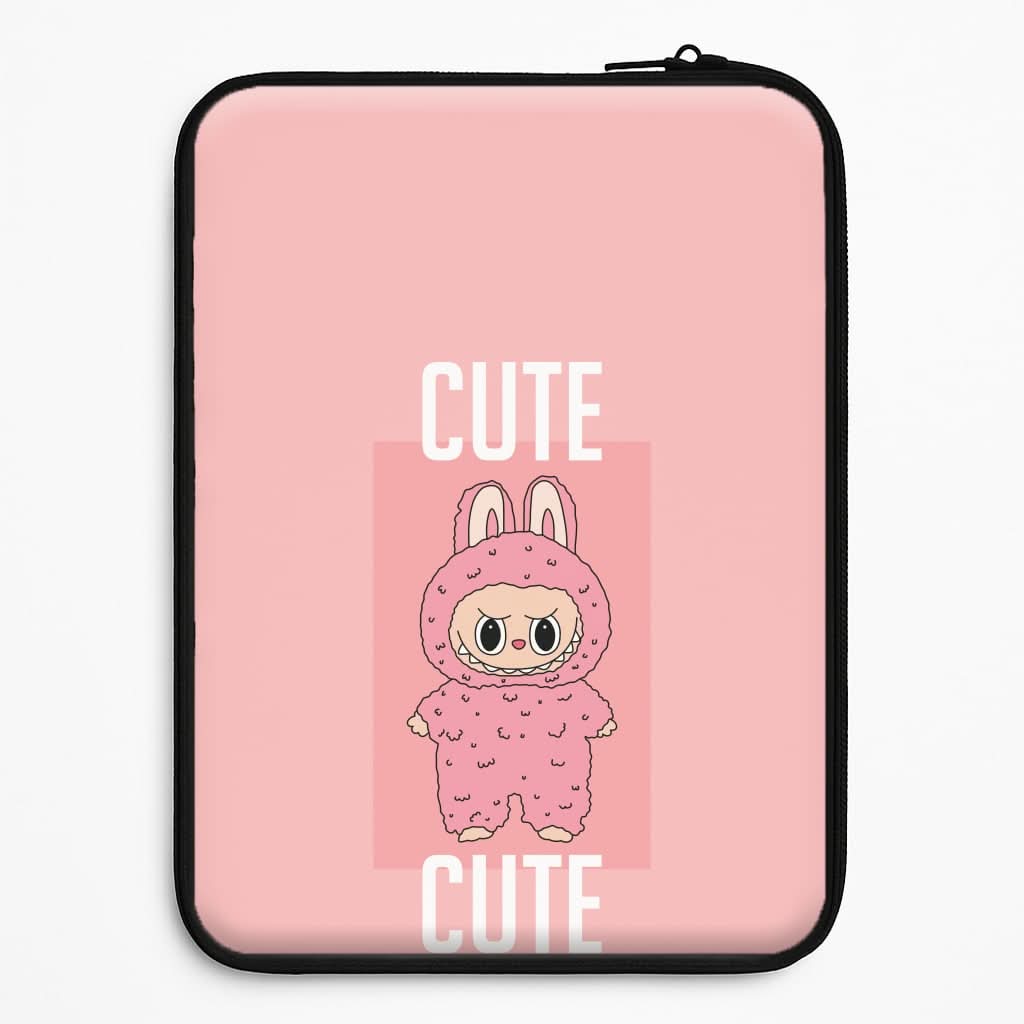 Cute Pink Monster Laptop Sleeve