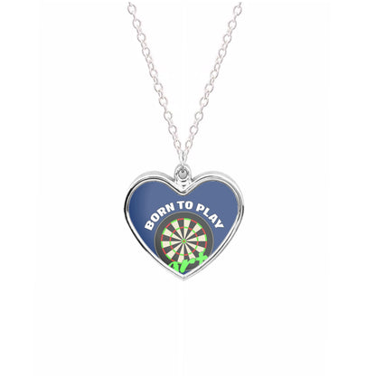 Born To Play Darts Necklace