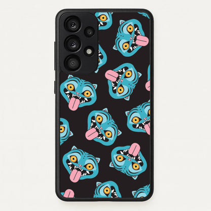 Demon Cat Pattern Galaxy A33 Case