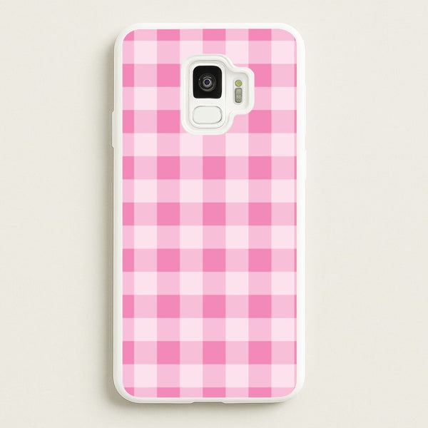 Strawberry Gingham  Galaxy S9 Case