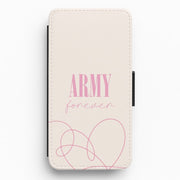 Army Forever Pink Flip / Wallet Phone Case 1