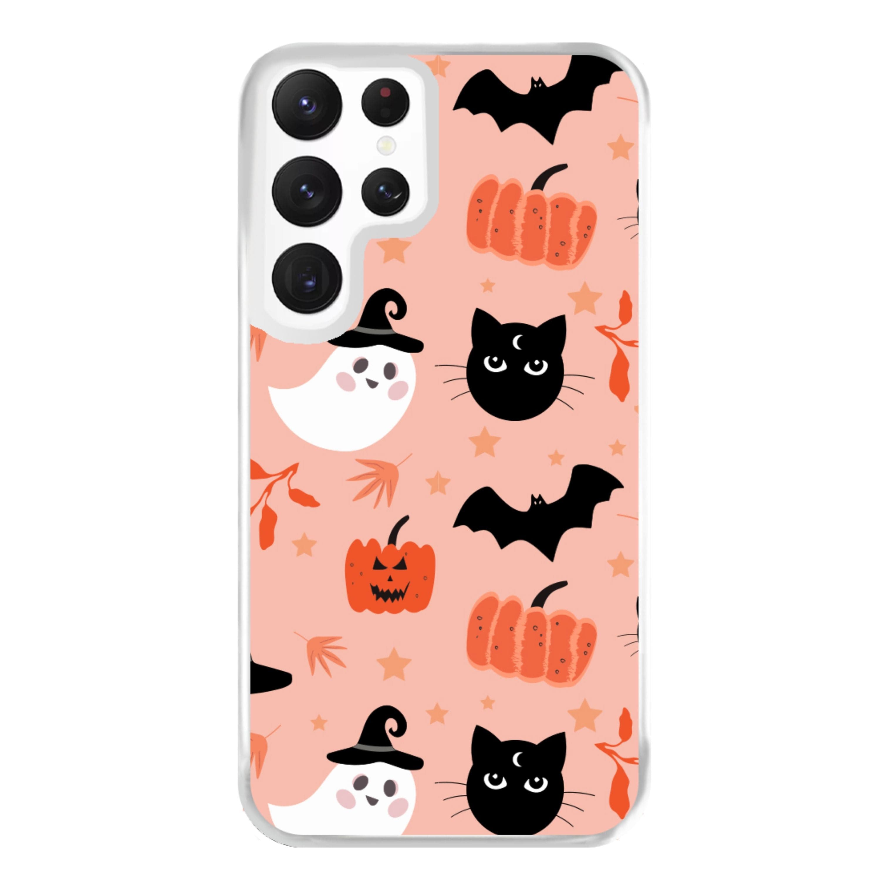 Pretty Pink Halloween Pattern Phone Case