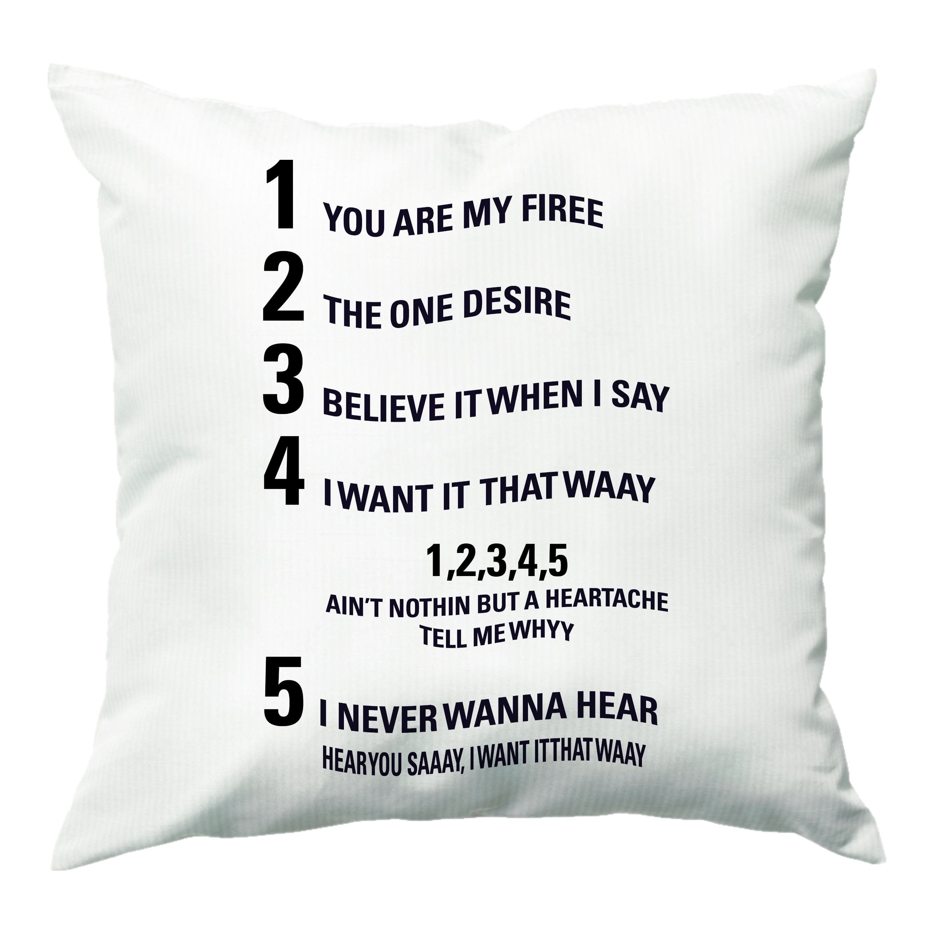 I Want It That Way - B99 Cushion