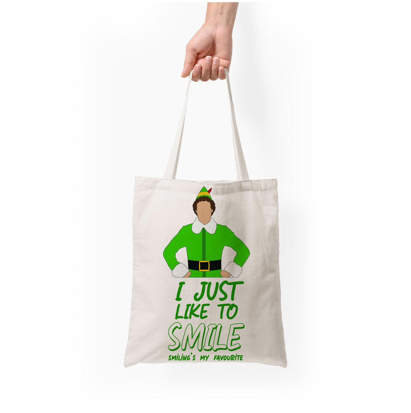 I Just Like To Smile Tote Bag