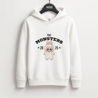 Cute Monster 2025 Pink Kids Hoodie