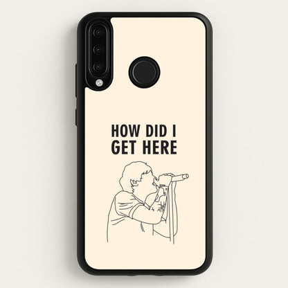 How Did I Get Here Outline Huawei P30 Lite Case