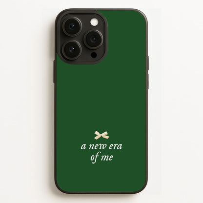 Coquette A New Era Of Me Green Phone Case for iPhone, Samsung Galaxy and Google Pixel
