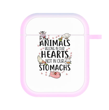 Animals Belong In Our Hearts - Vegan AirPods Case