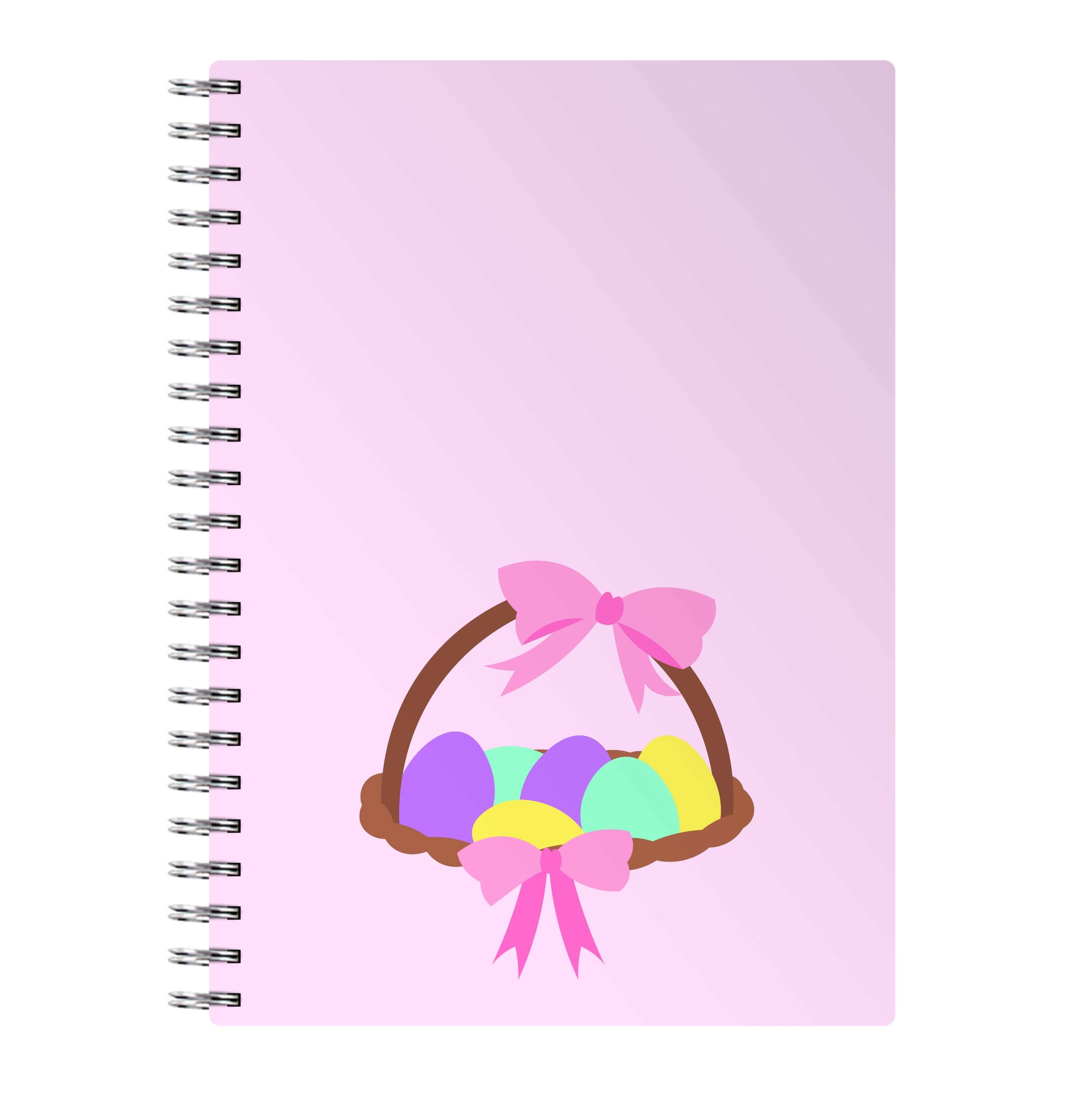 Pink Easter Basket Notebook