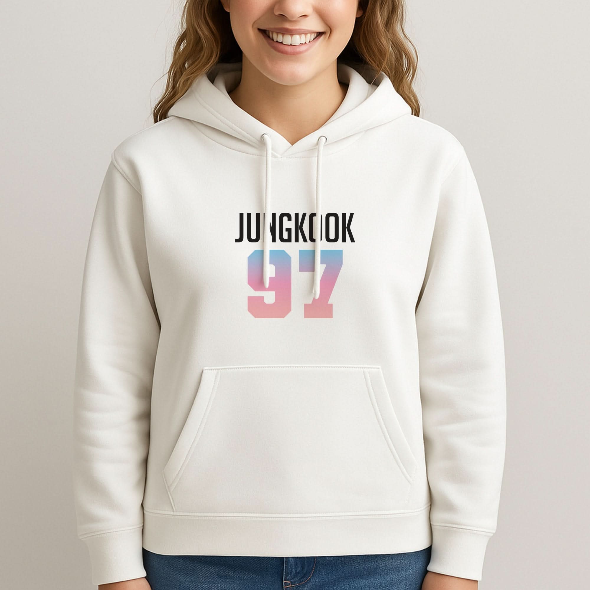 Jungkook 97 Womans Hooded Sweatshirt