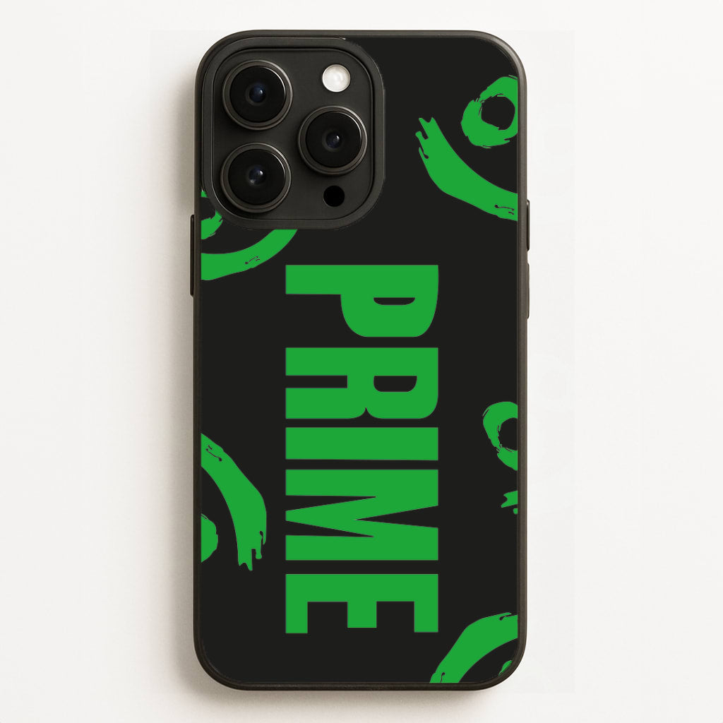 Prime - Green And Black Phone Case