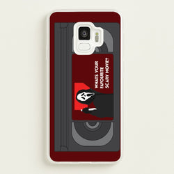 Horror Movie 7 VHS Tape Galaxy S9 Case