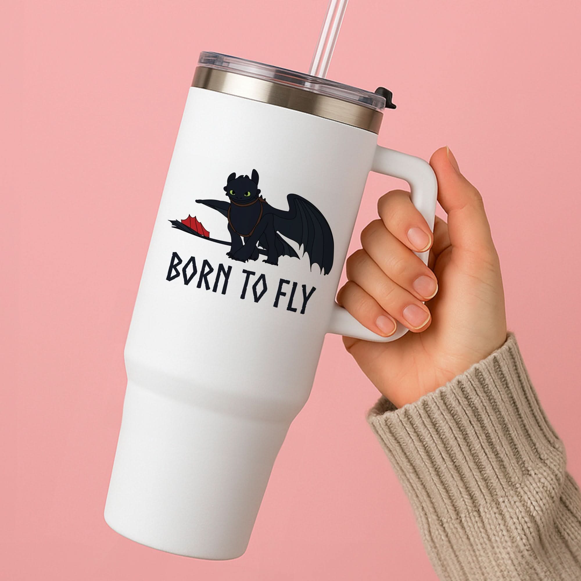 Dragon Born To Fly Tumbler