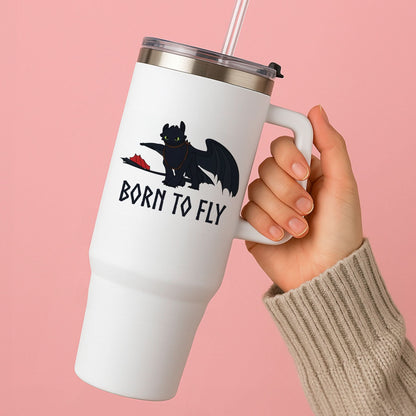 Dragon Born To Fly Tumbler