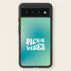 Pices Vibes Gradient Zodiac Google Pixel 7 Pro Case