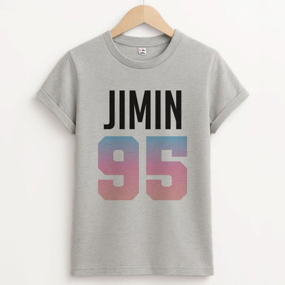 Jimin 95 Unisex Grey T-Shirt