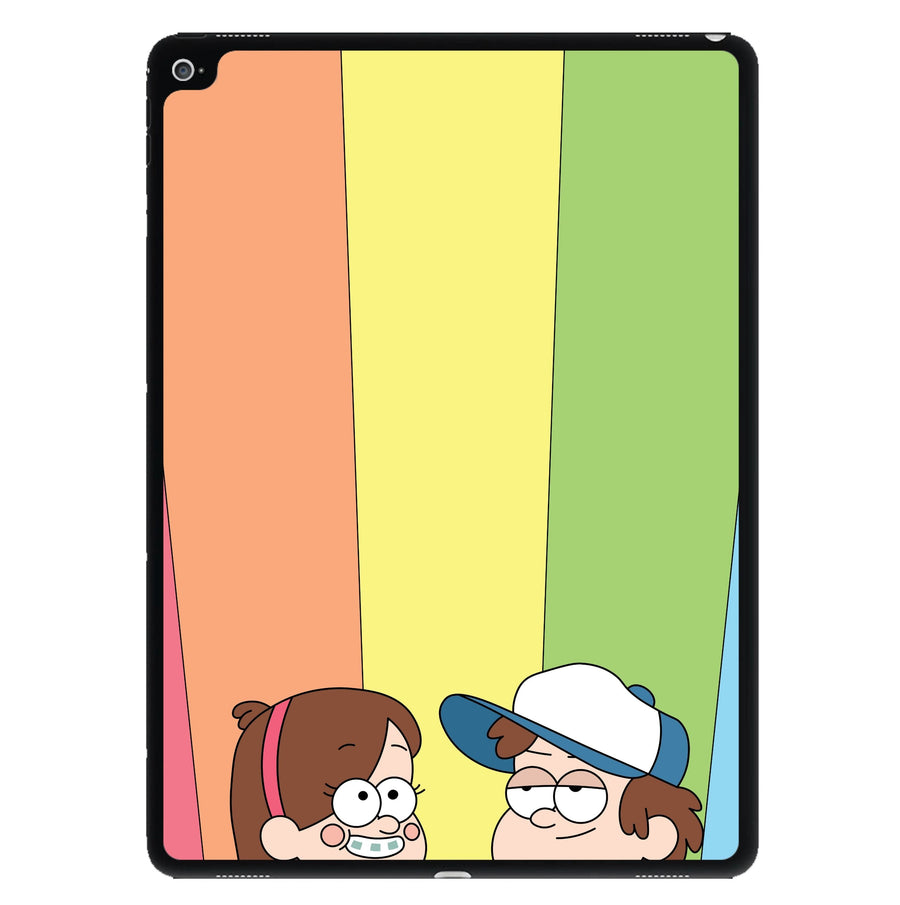 Mabel And Dipper Rainbow iPad Case