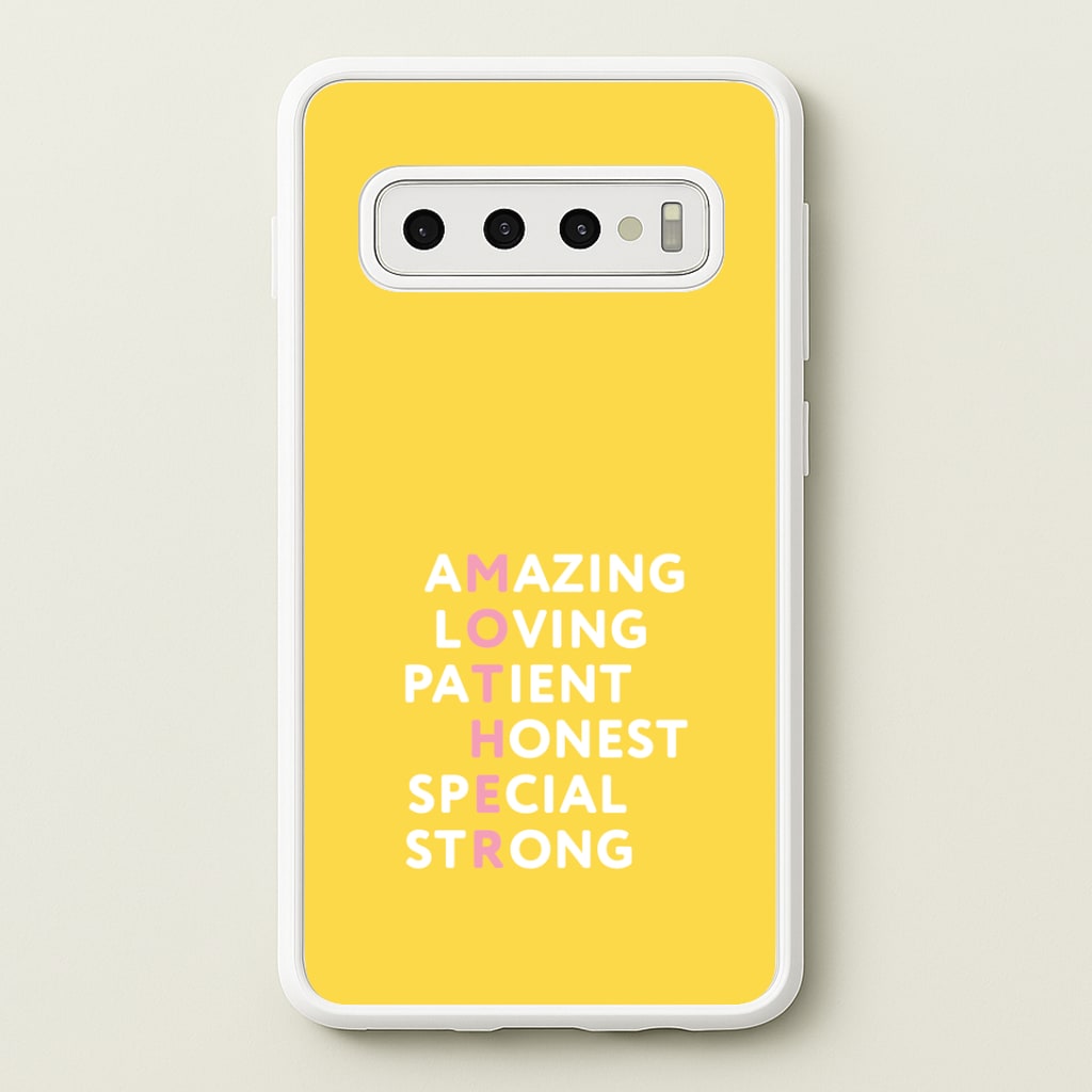 Mother Anagram Galaxy S10 Case