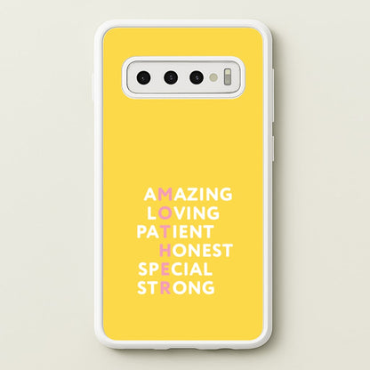 Mother Anagram Galaxy S10 Case