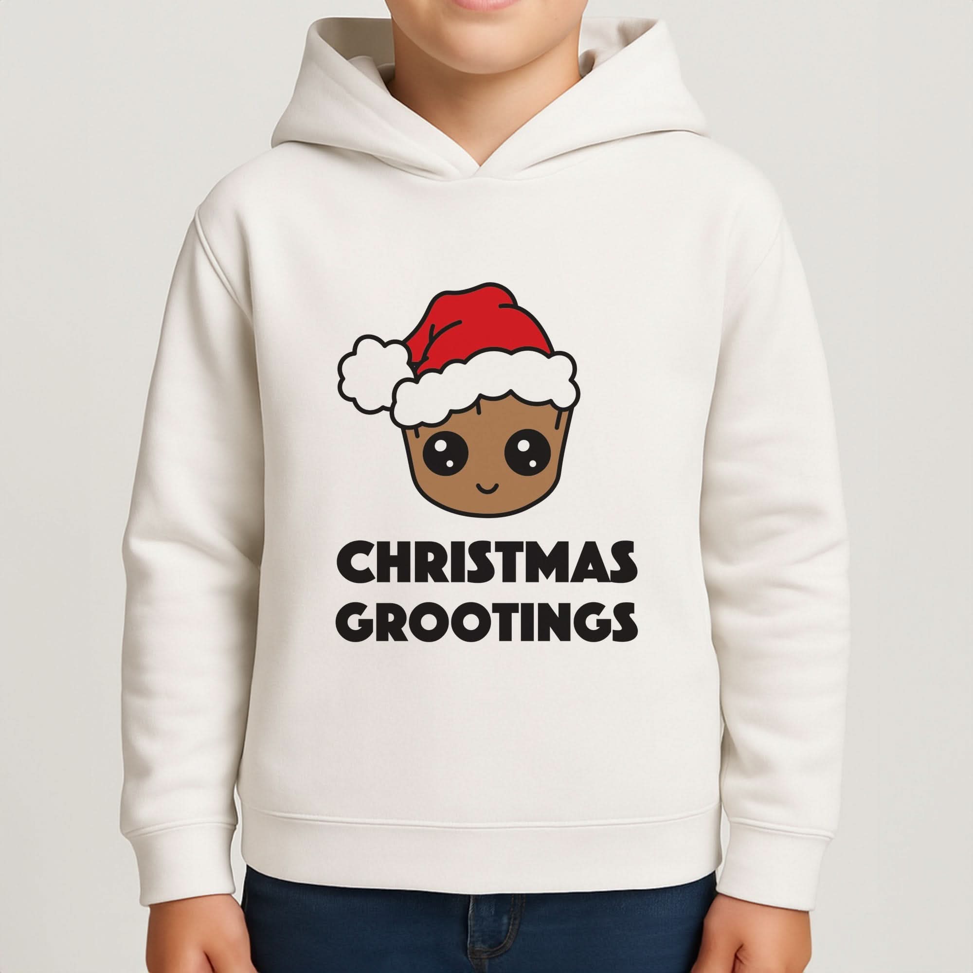 Christmas Grootings  Boys Hoodie