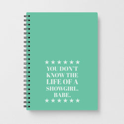 You Don't Know Babe  Notebook