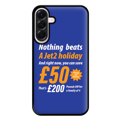 Nothing Beats A Jet Holiday Galaxy A36 Case