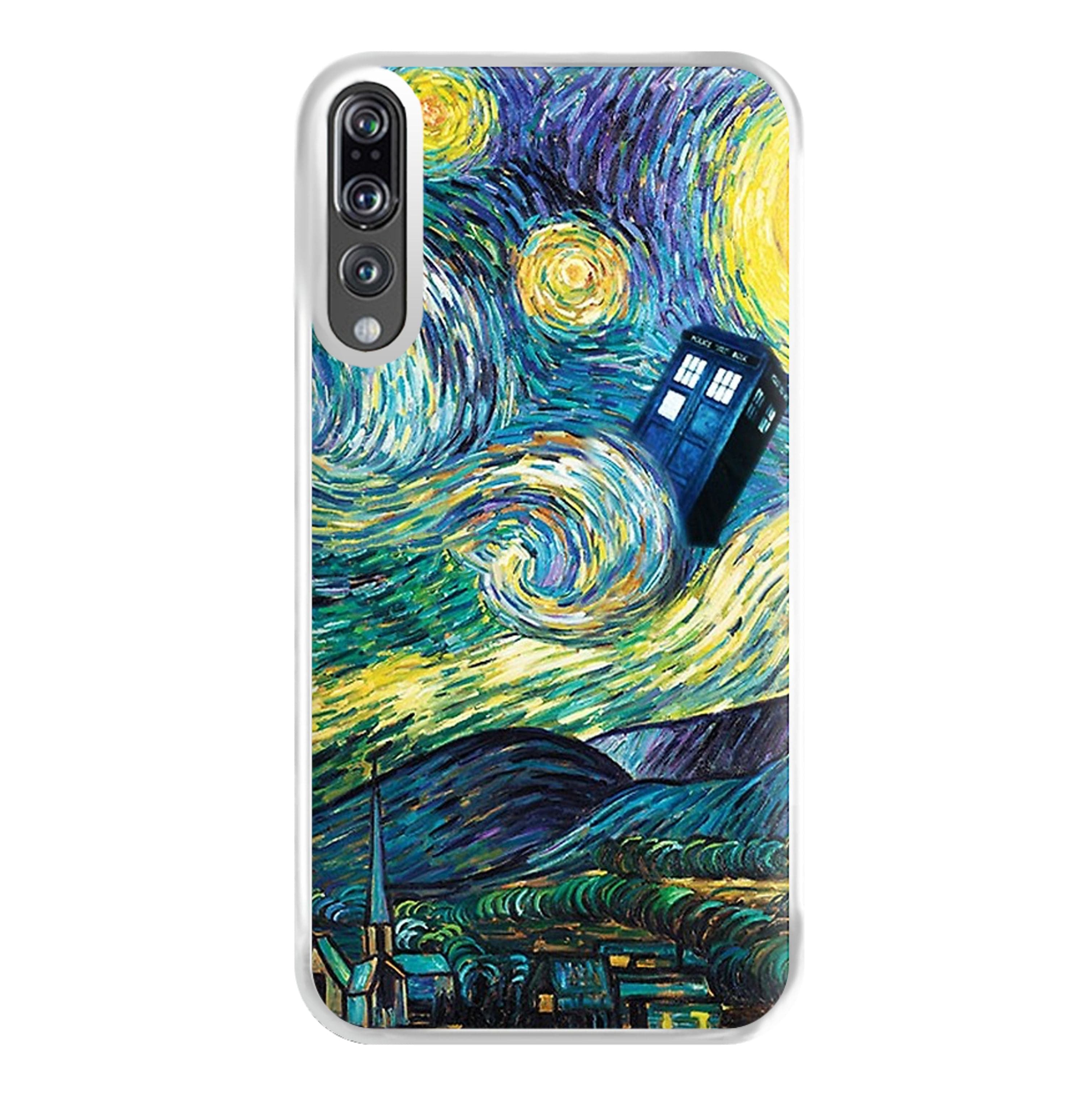 Starry Night Tardis Phone Case