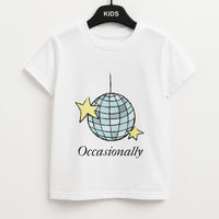 Ocasionally Discoball Kids T-Shirt