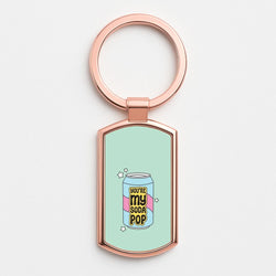 My Soda Can Rose Gold Keyring