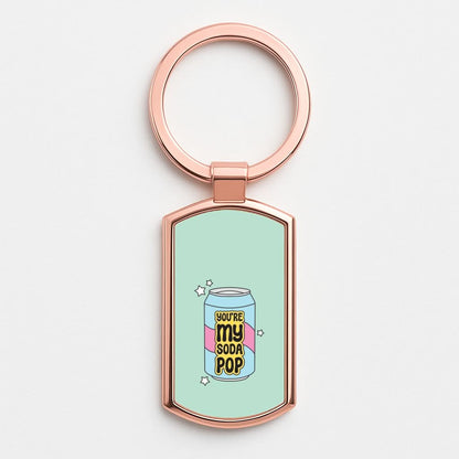 My Soda Can Rose Gold Keyring