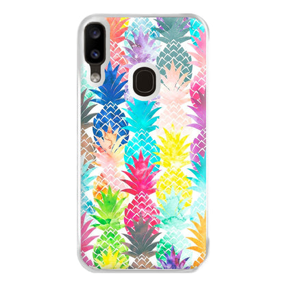 Watercolour Pineapple Pattern Phone Case