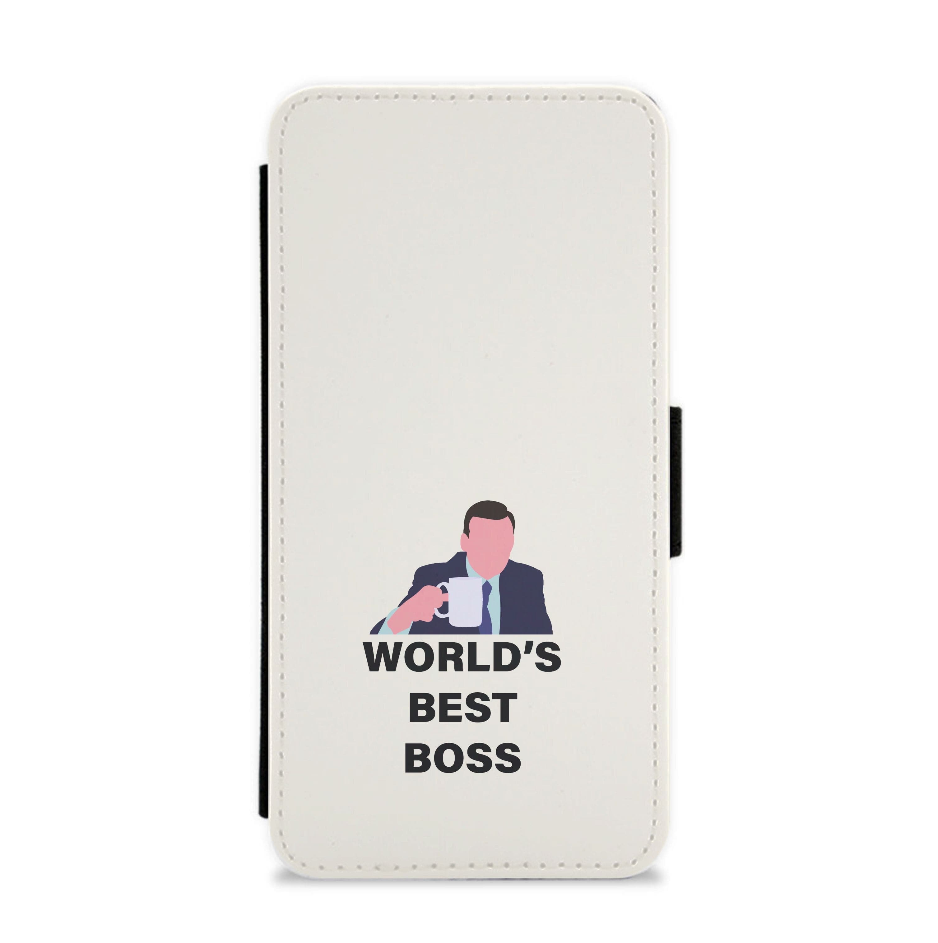 World's Best Boss Flip / Wallet Phone Case