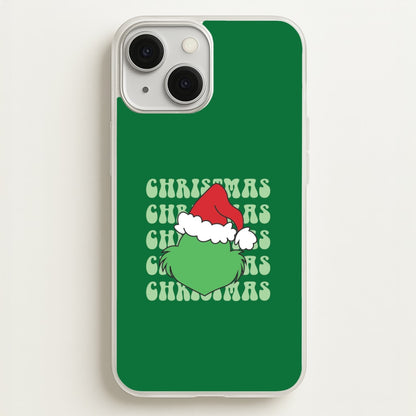 Green Creature Christmas iPhone 13 Mini Case