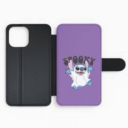 Spooky Cute Blue Alien Flip Phone Case